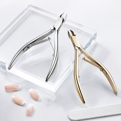 Professional Cuticle Nipper, Stainless Steel Nail Cuticle Cutter with Sharp Jaw, Manicure Pedicure Trimmer Tool
