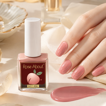 Burgundy Red Nail Polish, Glossy Wine Red Manicure Color, 8ML