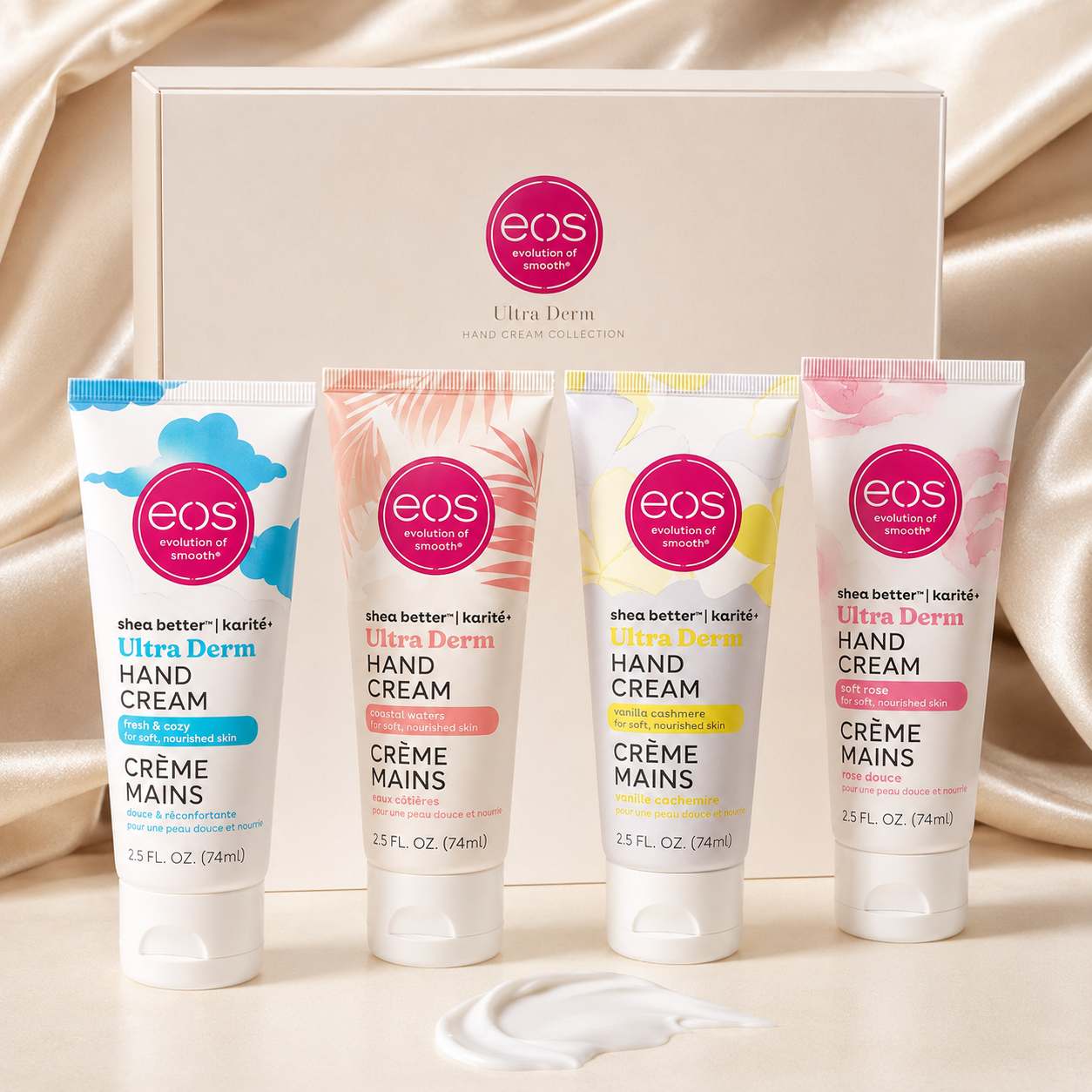 eos Hand Cream Gift Set, 4 Pack Shea Better Moisturizing Hand Lotion